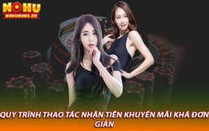 Quy trình thao tác nhận tiền khuyến mãi khá đơn giản